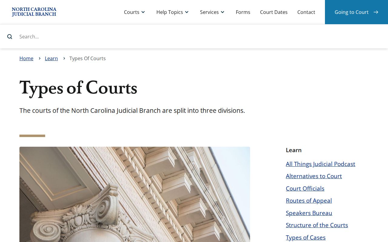 Randolph County court docket trial court structure
