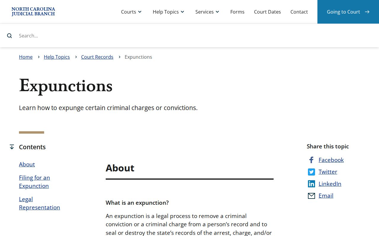 Liberty court records expunction-access source